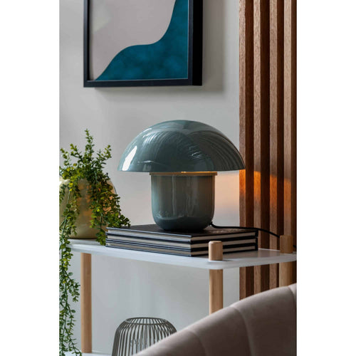 Leitmotiv tafellamp Fat Mushroom - blauw - 29x29x25cm - vtwonen shop