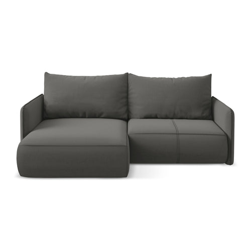 LaMiaSofa hoekbank links Palermo - velours - staal - 207x148x86