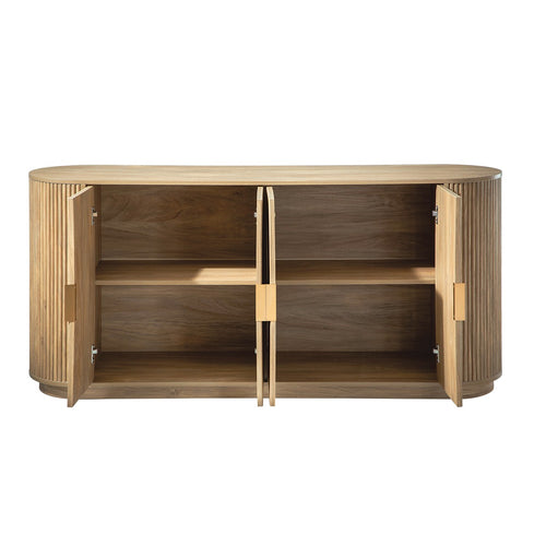 Calicosy - Dressoir ACHILLE - licht hout 160x40x76 cm