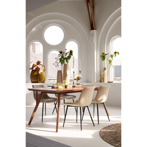 Light & Living vaas Feder - geel - 28.5x28.5x40cm - vtwonen shop