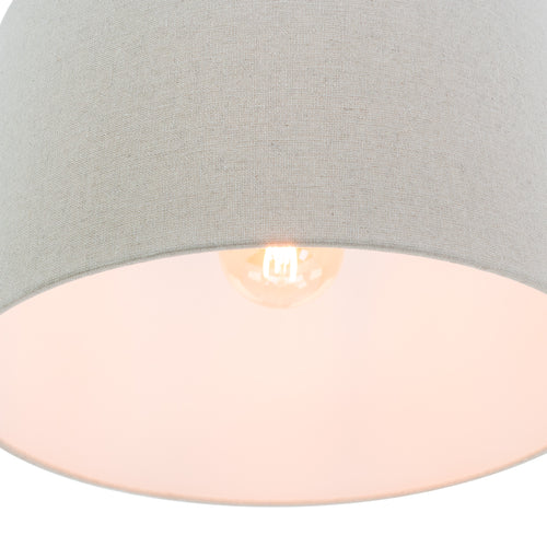 EGLO hanglamp Feniglia - e27 - ø 38 cm - beige/zwart - linnen - vtwonen shop