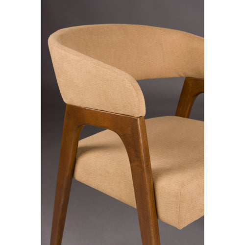 Dutchbone Adamello Eetkamerstoelen  Beige - Set van 2 - vtwonen shop