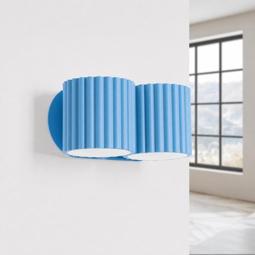 Sollux Lighting Wandlamp AURA 2 lichtblauw G9 - 21x12x10cm