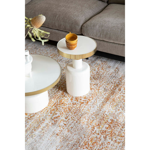 Zuiver Magic Vloerkleed 160x230 Grijs/Oranje - vtwonen shop