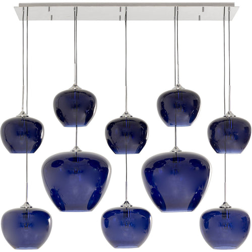 Kare Design Hanglamp Sphere 10 blauw - vtwonen shop