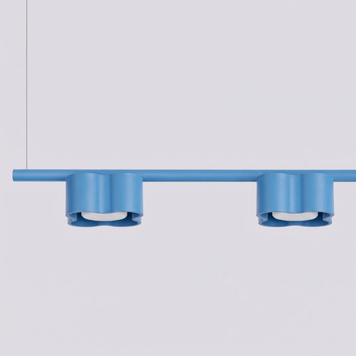 Sollux Lighting Kroonluchter OVIO 4 azuurblauw Gx53 - 122x12x208cm
