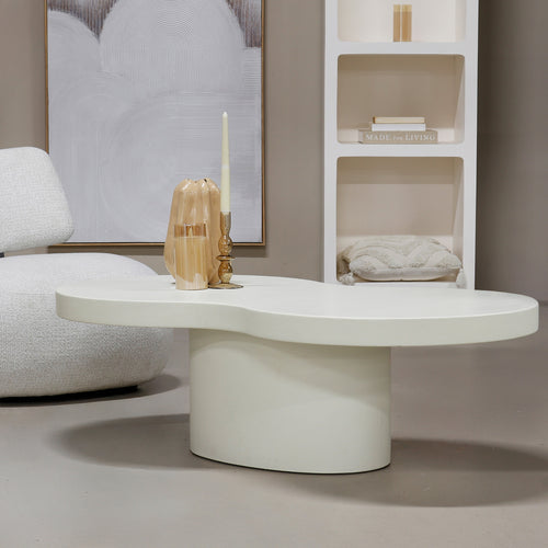 DÉJA Living Salontafel Olive Organisch - Beige - 120x65x39cm - vtwonen shop