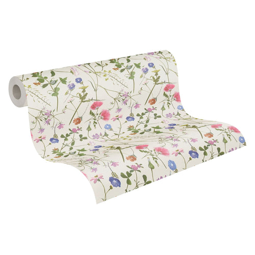 Livingwalls behang bloemmotief beige en meerkleurig - 53 cm x 10.05 m - AS-389012 - vtwonen shop
