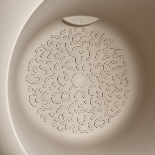 elho amber roll 60 balanced beige | Bloempot |Premium statementdesign