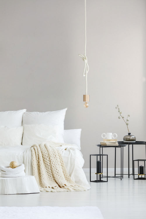 Livingwalls behang effen crème en grijs - 53 cm x 10.05 m - AS-390813 - vtwonen shop