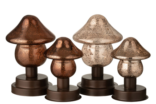 J-Line LED-lamp paddenstoel - 2 stuks - vtwonen shop