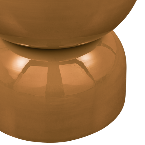 WOOOD bijzettafel Hekla - Metaal - Oranje - 47x32x32