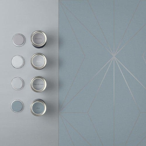 Graham & Brown Vliesbehang - Harmony Deep Sky Silver - 10mx53cm - vtwonen shop