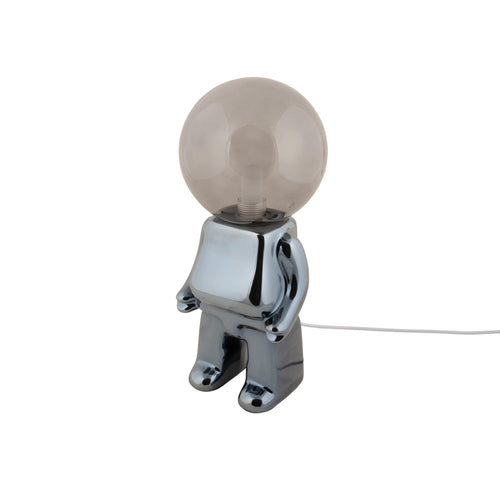 Leitmotiv tafellamp Ross LED - zwart - 12x12x27cm