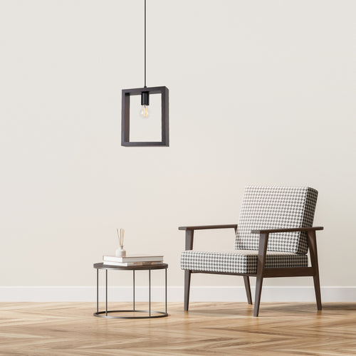 Sollux Lighting Hanglamp ARIES wengé - 24x8x133cm