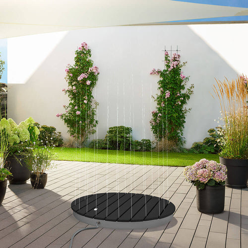 Home Deluxe WPC douchevloer CALIA antraciet - ⌀ 70,5 cm - vtwonen shop