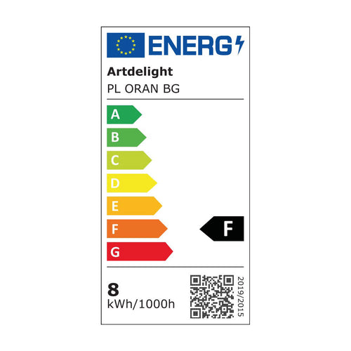 Artdelight Plafondlamp Oran - Donker Brons