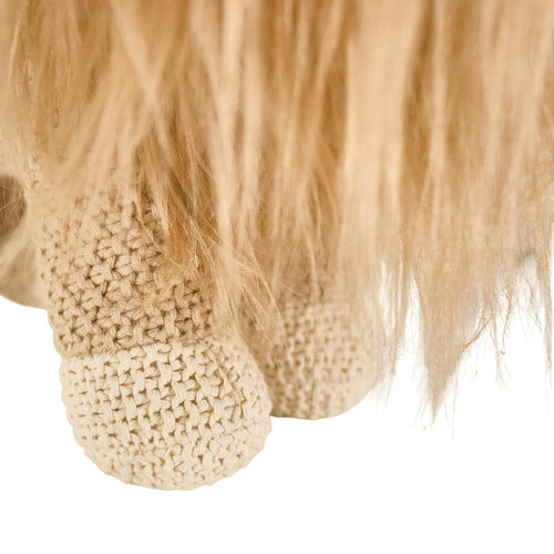 Pintado & Lacado knuffeldier Leeuw - beige - 55 cm
