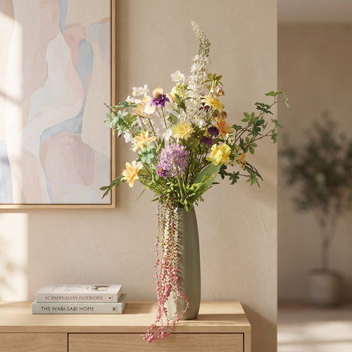 Maxifleur Kunstboeket Rosa Reykjavik 100cm