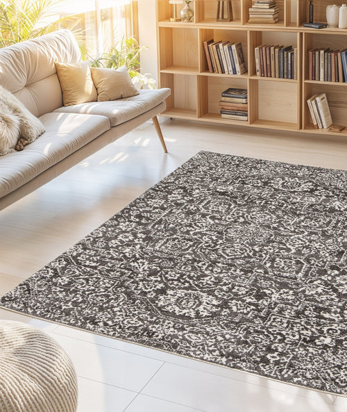 AFK Living vloerkleed Mirza - zeer zacht - grijs - 200 x 290 cm