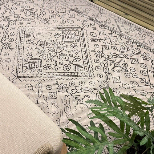 Buitenkleed Nova zwart/wit - Interieur05 - 200 x 290 cm - vtwonen shop