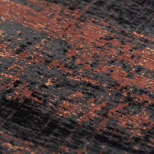 Louis De Poortere binnen & buiten machinewasbaar vloerkleed Mad Men Griff van 70% gerecycled PET - zwart - 290x290cm