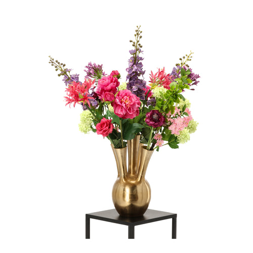 Maxifleur Handgebonden Kunstboeket Elisa Milano - Roze/Paars