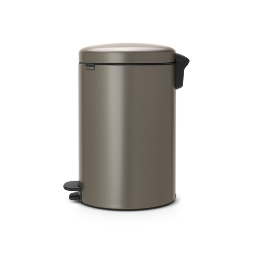 Brabantia NewIcon Pedaalemmer, 20 liter, kunststof binnenemmer - Platinum