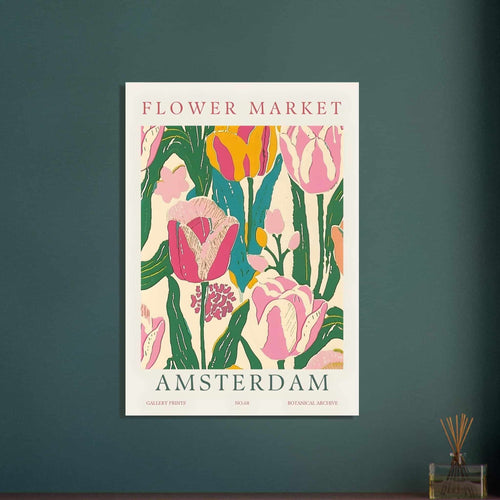 Artfulprints  Flower market - Amsterdam II   poster A4 21x29.7 cm - vtwonen shop