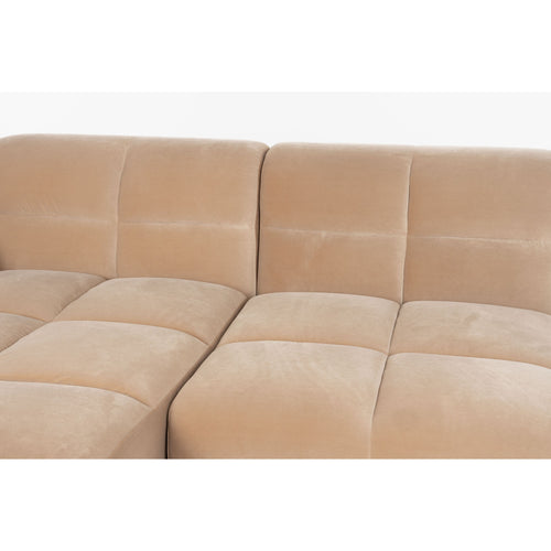 Zuiver Hazel 4-Zitsbank Links Beige