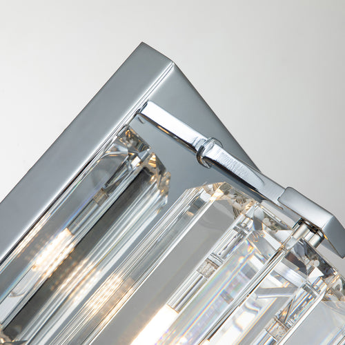 Elstead Quoizel Divine Wandlamp Gepolijst Chroom, IP44