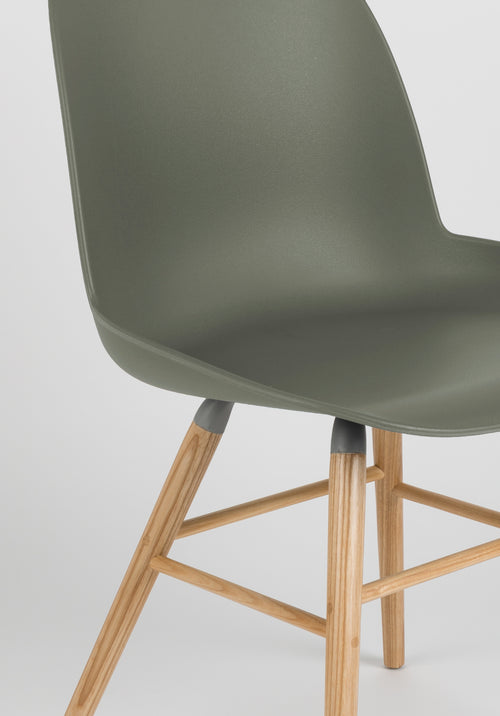 Zuiver Albert Kuip Eetkamerstoelen Groen - Set van 2 - vtwonen shop