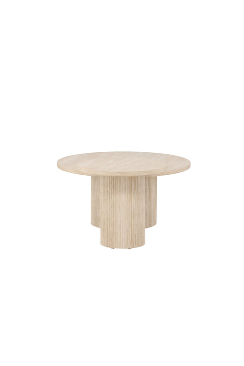 Rebellenclub  Junon Salontafel ø50 cm - Travertin