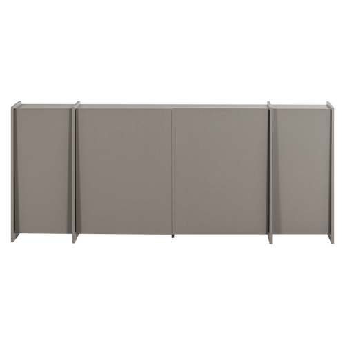 WOOOD dressoir 200 cm Brock - Essen Fineer - Warmgrijs - 85x200x44