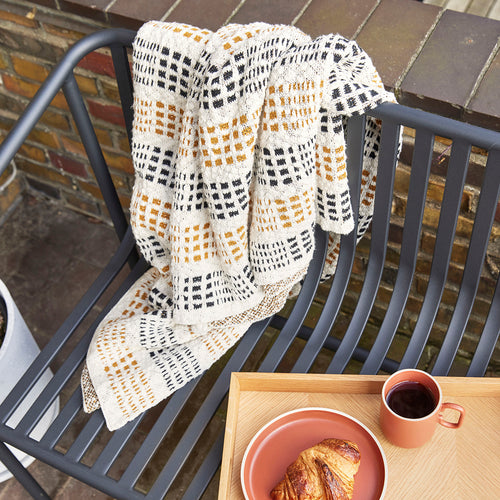 Hübsch plaid Feel - katoen - 130x200cm