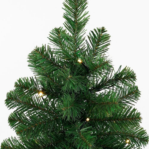 Black Box Trees Norton Kunstkerstboom met Verlichting - Kerstboom H90 x Ø50 cm - Kunstboom in Pot - Groen