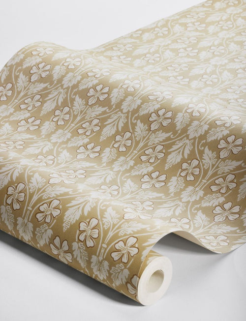 Borastapeter behang bloemen bruin en beige - 53 cm x 10.05 m - 660089 - vtwonen shop