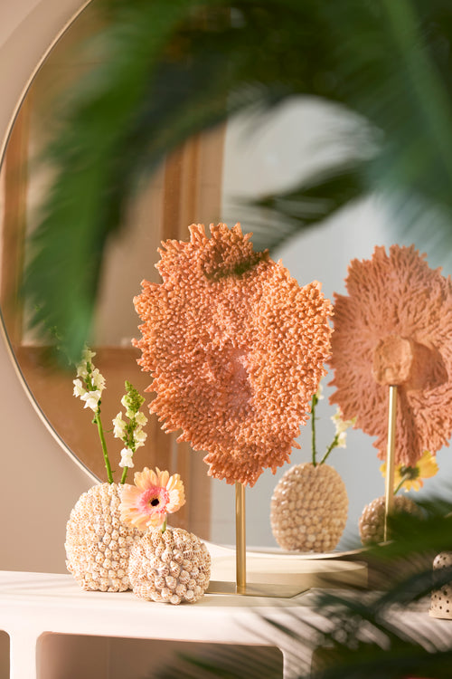 Light & Living ornament CORAL - 37x31x61.5cm - oranje