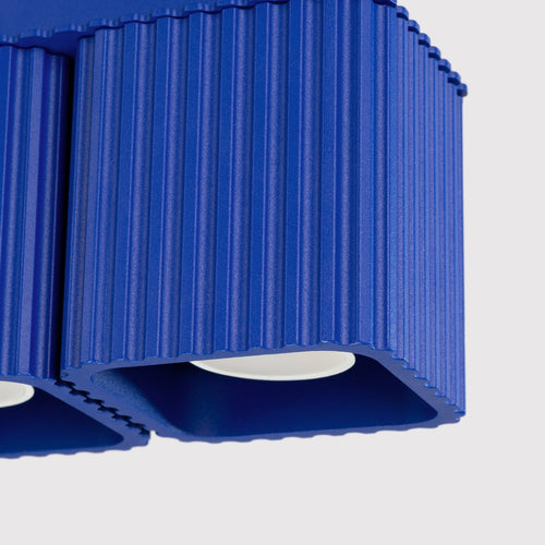 Sollux Lighting Plafondlamp RIFF 2 ultramarijn GU10 - 20,5x10x12cm
