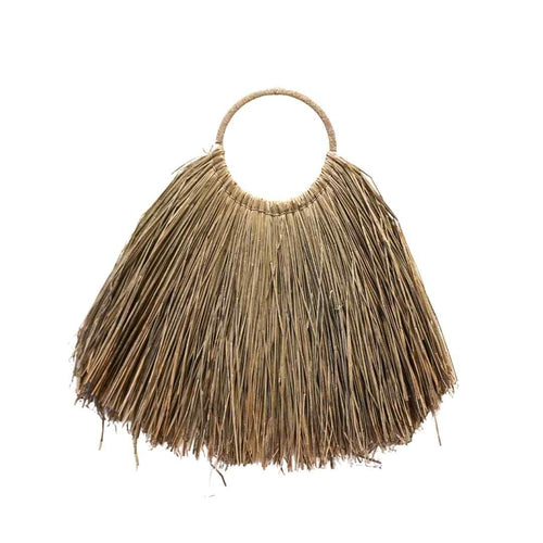 NOA MAY Wanddecoratie Kif - naturel - raffia - 40 x 60 x 2 cm