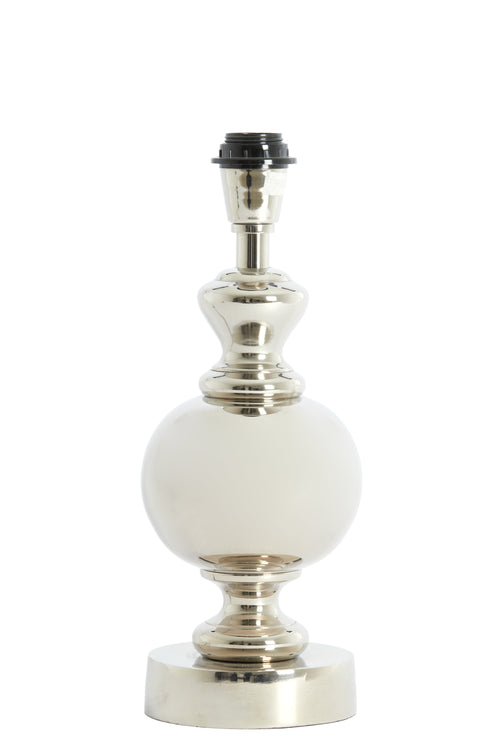 Light & Living lampvoet  - zilver - 15x15x40 cm