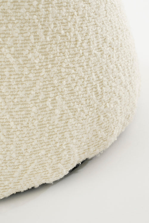 Mica Decorations Poef - H46 x Ø49 cm - Off White - vtwonen shop