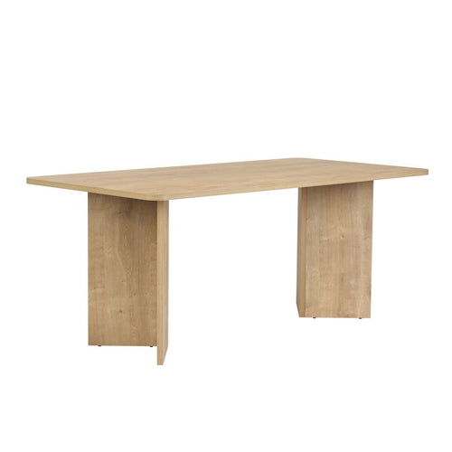Calicosy - Eettafel LORAN - Licht hout 180x35x46 cm