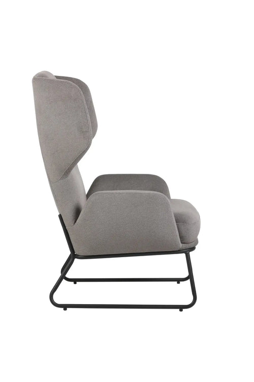 FurniLux Fauteuil Jay Licht Grijs - Van collectie – Moderne Elegantie en Comfort - kunstleer - 65 x 69 x 110cm - vtwonen shop