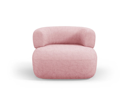 Micadoni Fauteuil Jenny chenille, roze - 88x90x73cm