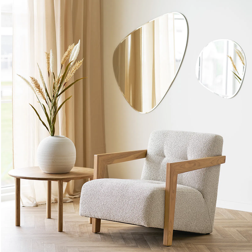 Artichok Joëlle Eikenhouten Salontafel Naturel - Ø 70 x 40 cm - vtwonen shop