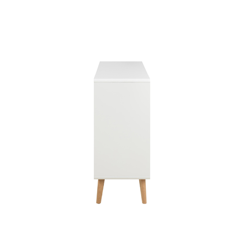 Rebellenclub Kast Caicos - 135 x 40 cm - Wit Met Eiken - vtwonen shop