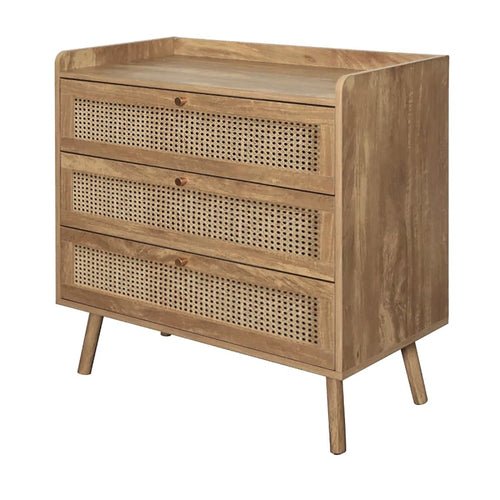 Calicosy - Ladekast 3 lades - Licht hout - 39x80x79 cm