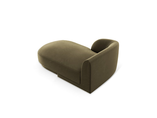 Micadoni - Linker meridiaan "Miley" flueel, groente - 156x90x70cm