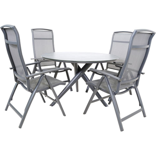 Lesli Living bistrostoel Lotis - antraciet - 61,5x65x114cm